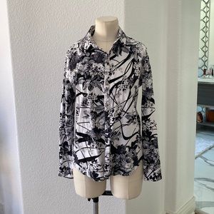 Mens shirt, beautiful flower print
